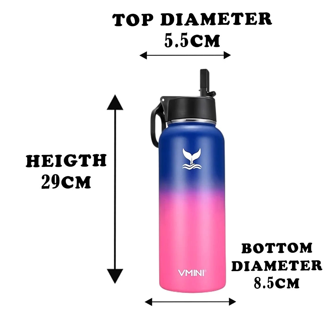 MM SS Vmini Flask Blue & Rose 1183ml MM3051