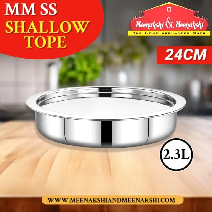 MM SS TRIPLY SHALLOW TOPE SET 24cm MM1836