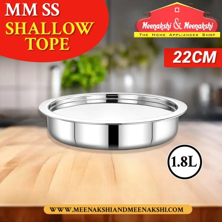 MM SS TRIPLY SHALLOW TOPE SET 22cm MM1835