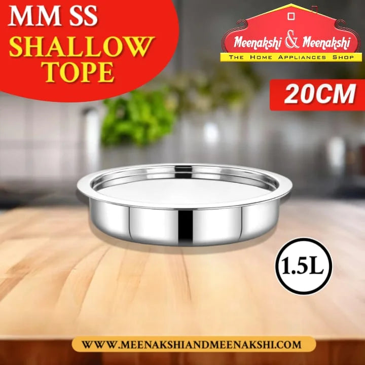 MM SS TRIPLY SHALLOW TOPE SET 20cm MM1834
