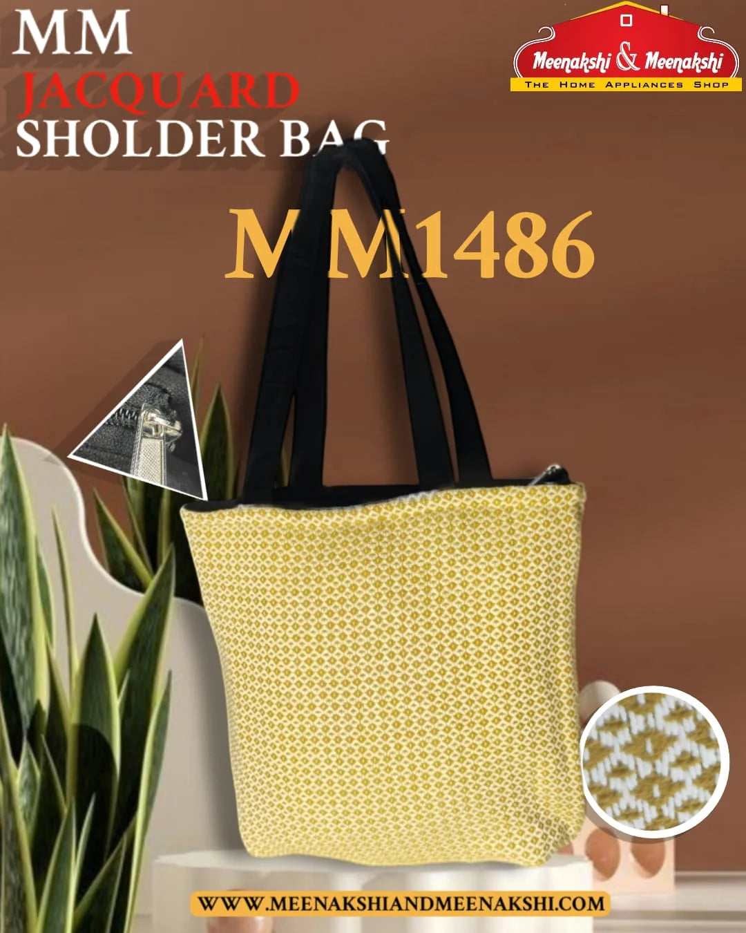MM JACQUARD SHOULDER BAG MM1486