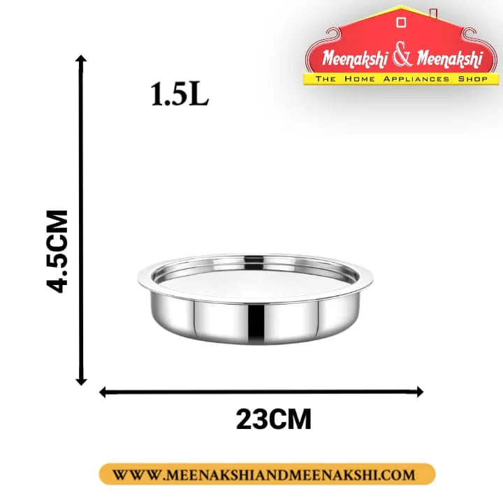 MM SS TRIPLY SHALLOW TOPE SET 20cm MM1834