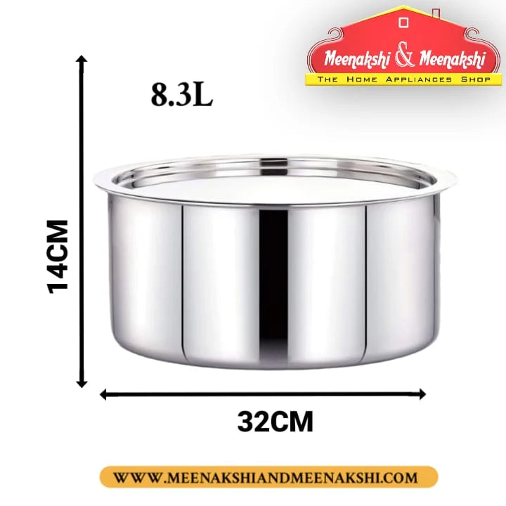 MM SS Triply Tope With Lid 28cm MM1833