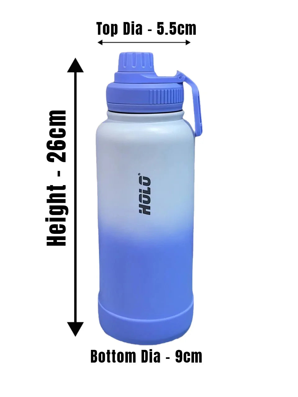 MM SS Holo Premium Flask Skyblue with White 1L MM3059