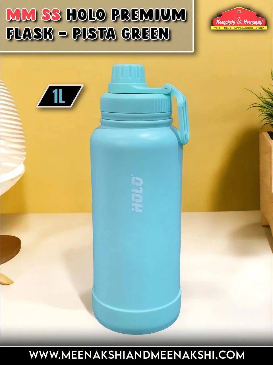 MM SS Holo Premium Flask PistaGreen 1L MM3058