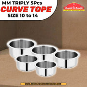 MM Triply 5Pcs Curve Tope COMBO Size 10 to 14 MM2556