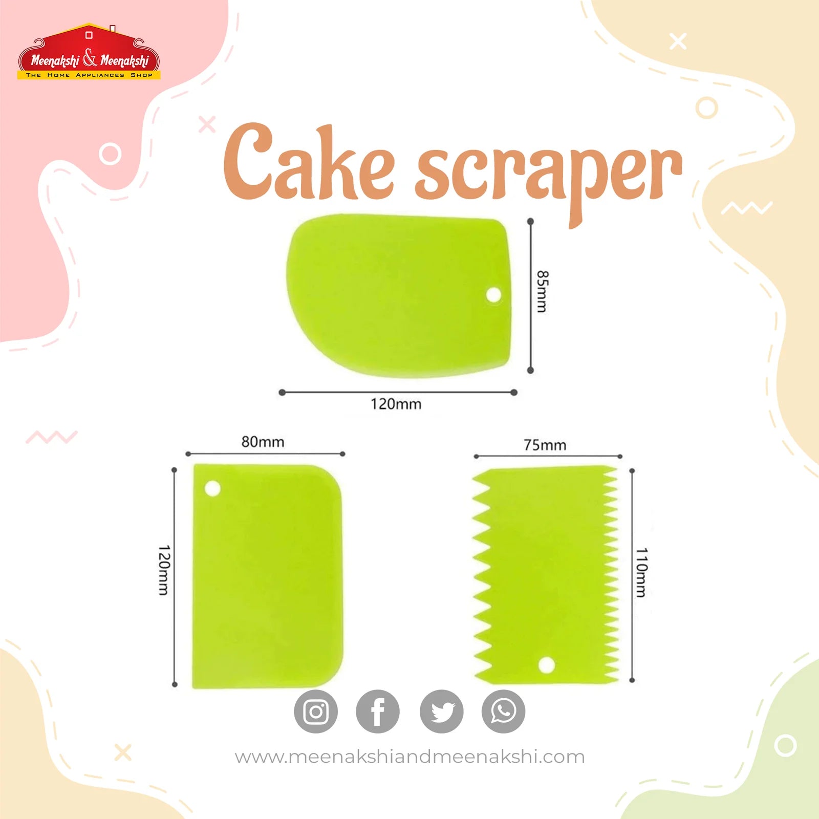 PLASTIC CAKE SCRA 3