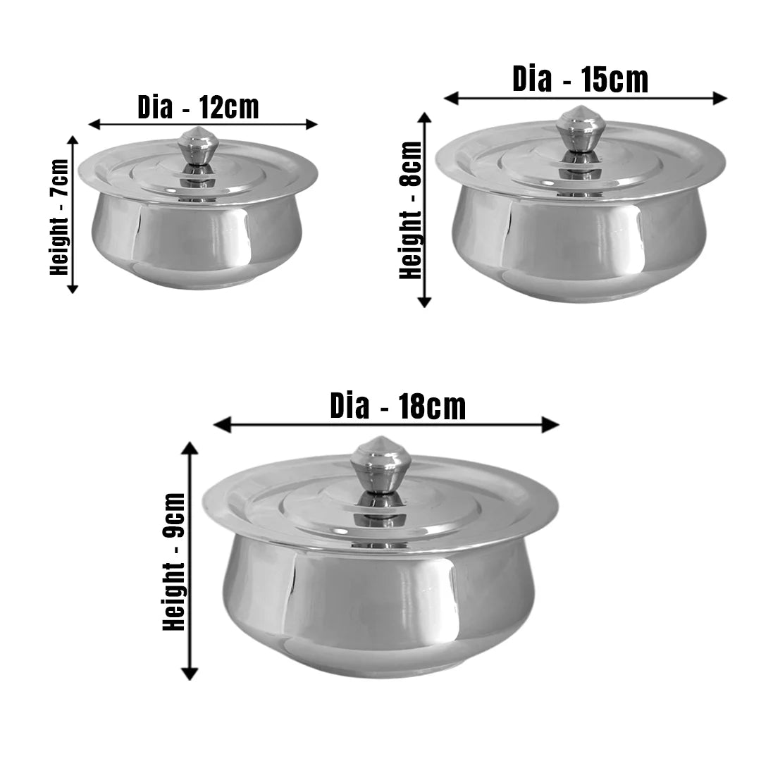 MM SS 20Guage 3PCS Venne Cherry with Lids MM3165