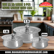 MM SS 20Guage 3PCS Venne Cherry with Lids MM3165