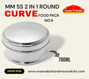 MM SS 2 IN 1 ROUND CURVE FOOD PACK No - 9 700ML MM1006