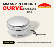 MM SS 2 IN 1 ROUND CURVE FOOD PACK No - 7 400ML MM1004