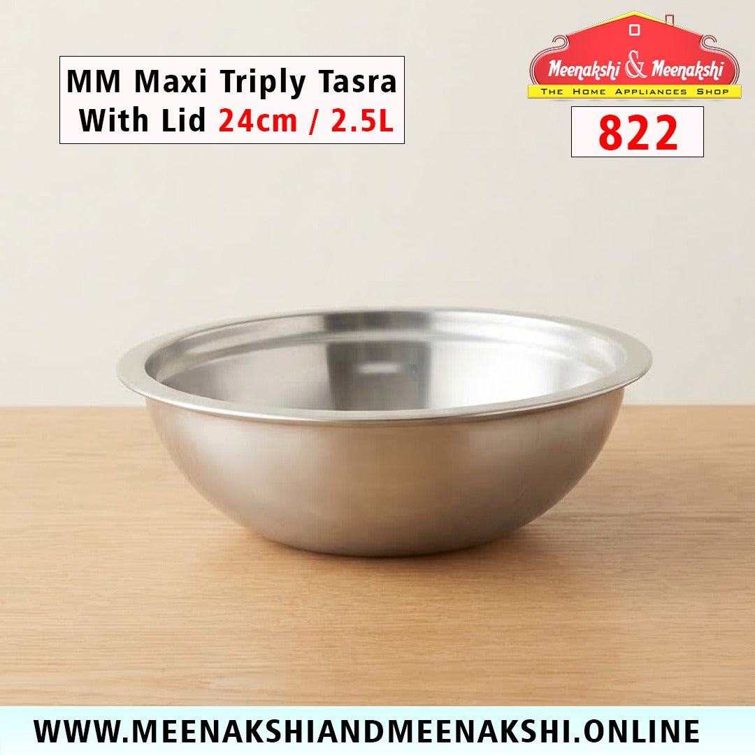 MM Maxi Triply Tasra With Lid