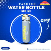 Fashion Water Bottle 680ml Gray MM2760