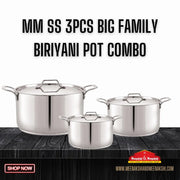 MM SS 3PCS BIG FAMILY BIRIYANI POT COMBO
