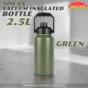 MM SS Vacuum Insulated Bottle Green 2.5L MM2075