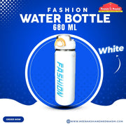 Fashion Water Bottle 680ml White MM2758