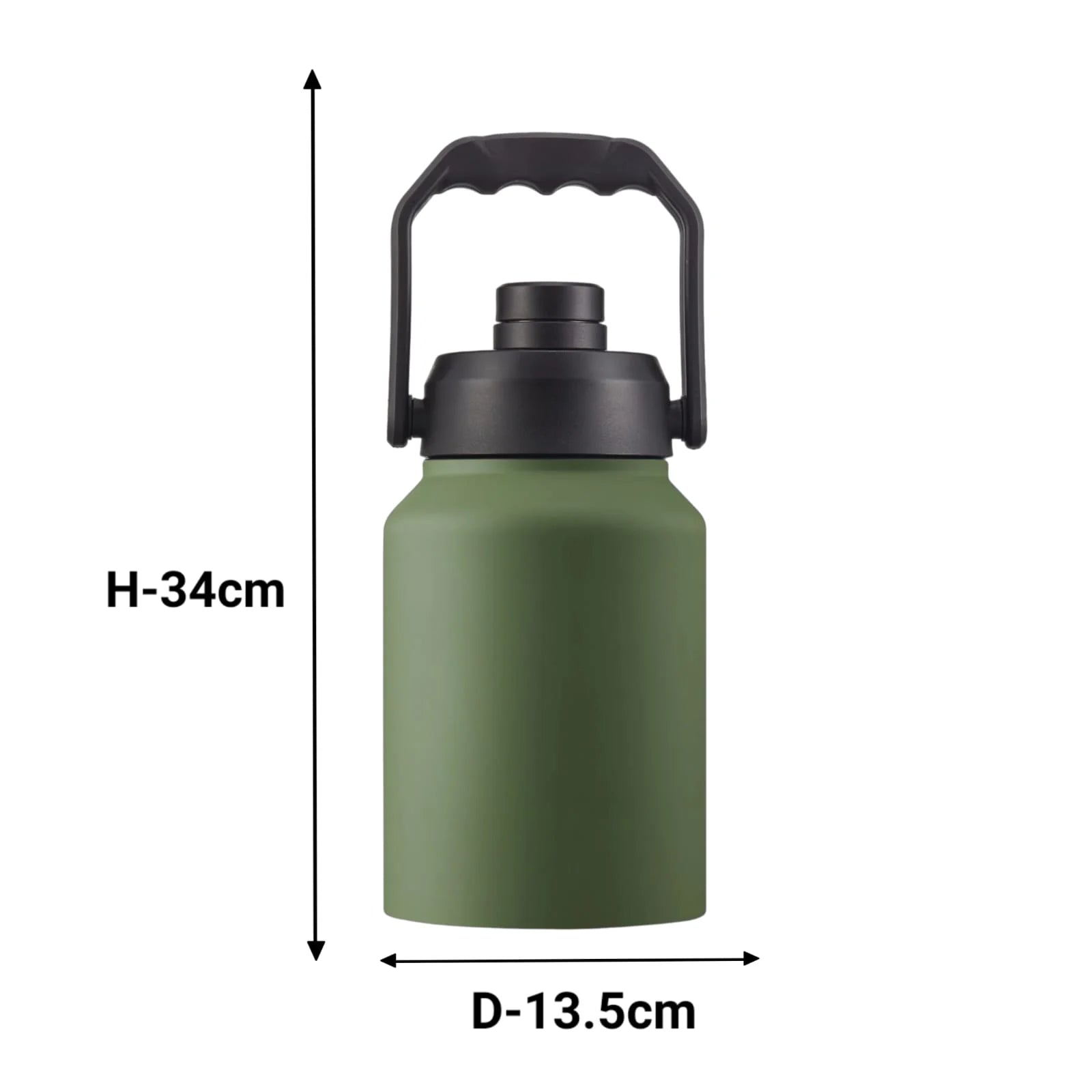 MM SS Vacuum Insulated Bottle Green 1.7L MM2072