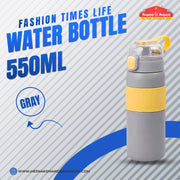 Fashion Times Life Water Bottle 550ml Gray MM2752