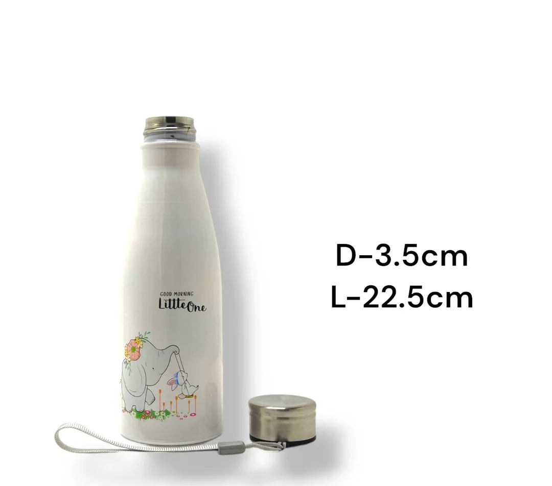 Lysa ss Printed Bottle 650ml White MM928