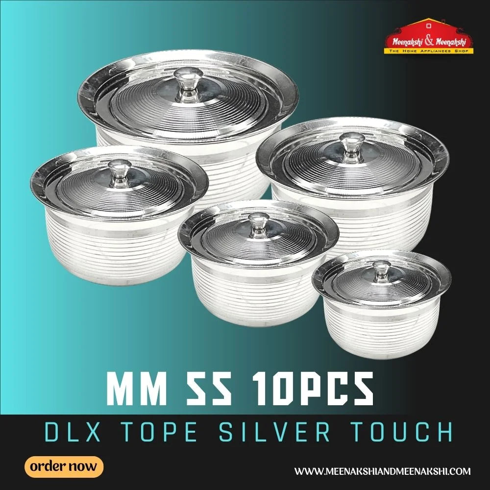 MM SS 10pcs dlx tope silver touch