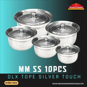 MM SS 10pcs dlx tope silver touch