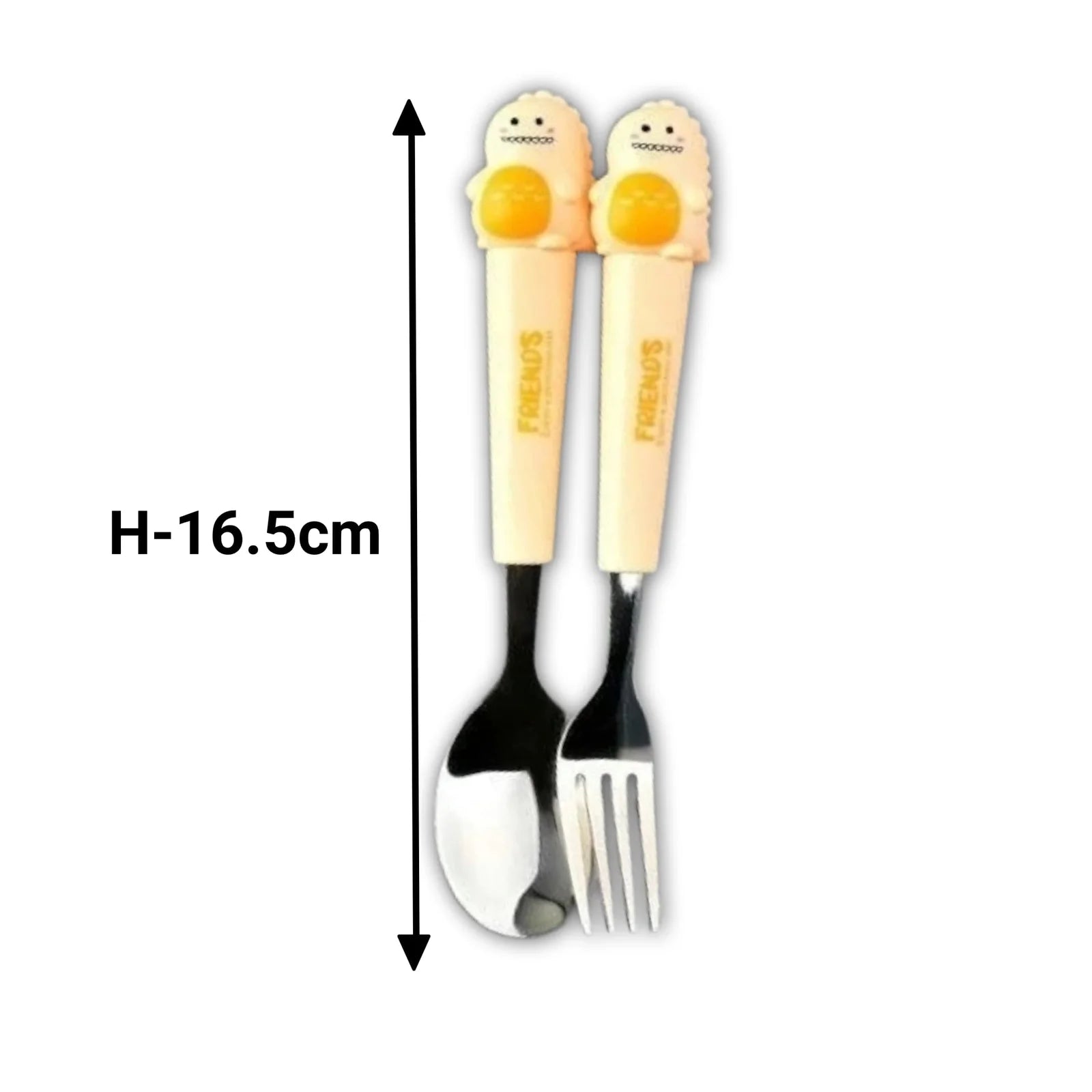 Dinosaur Kids Cutlery Set Peach MM2116