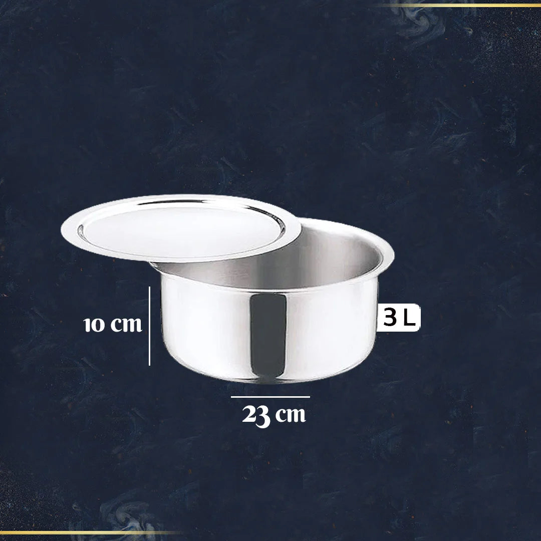 MM SS Short Tope Set With Lid 3 lts MM554