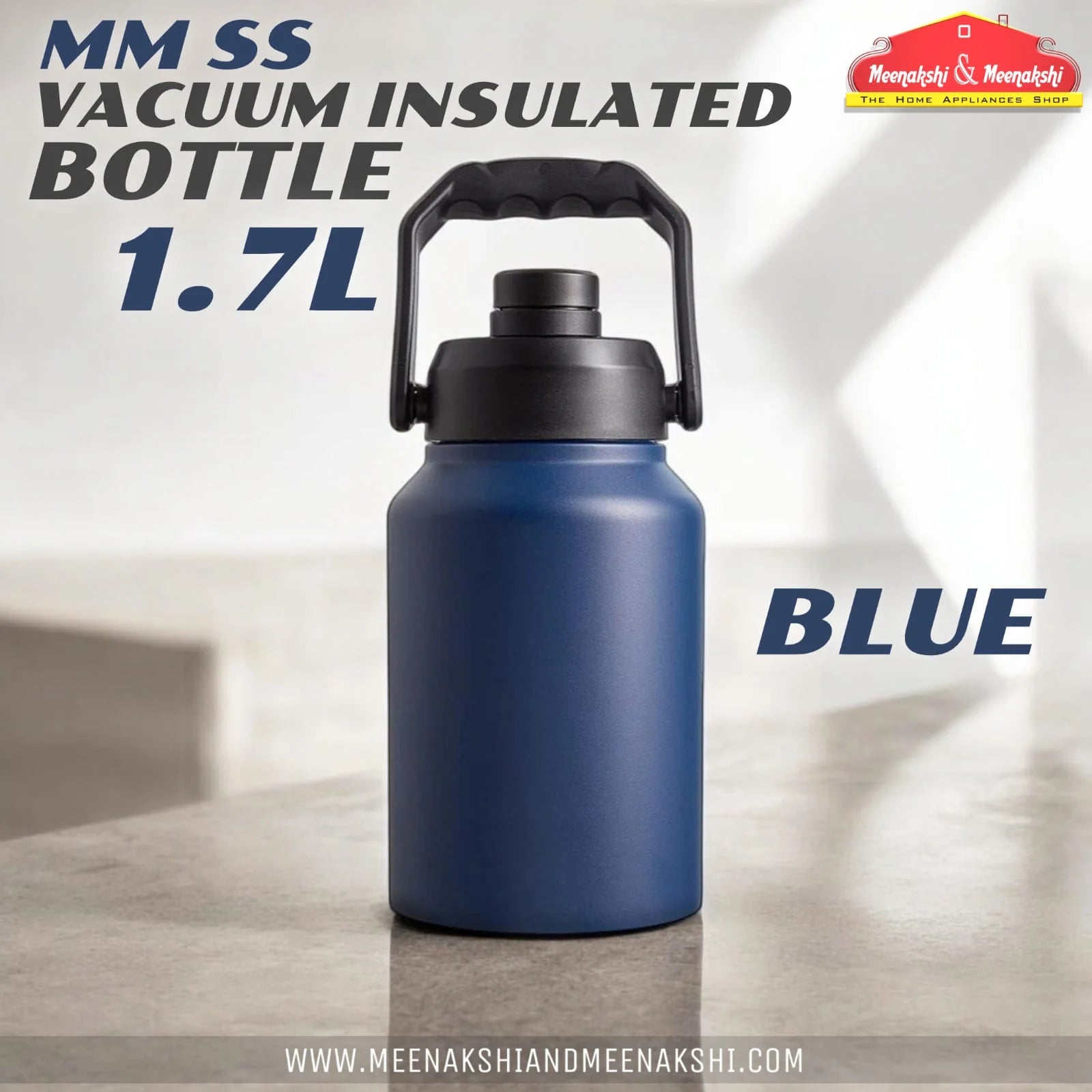 MM SS Vacuum Insulated Bottle Blue 1.7L MM2071