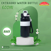 Extraord Water Bottle 600ml Black MM2748