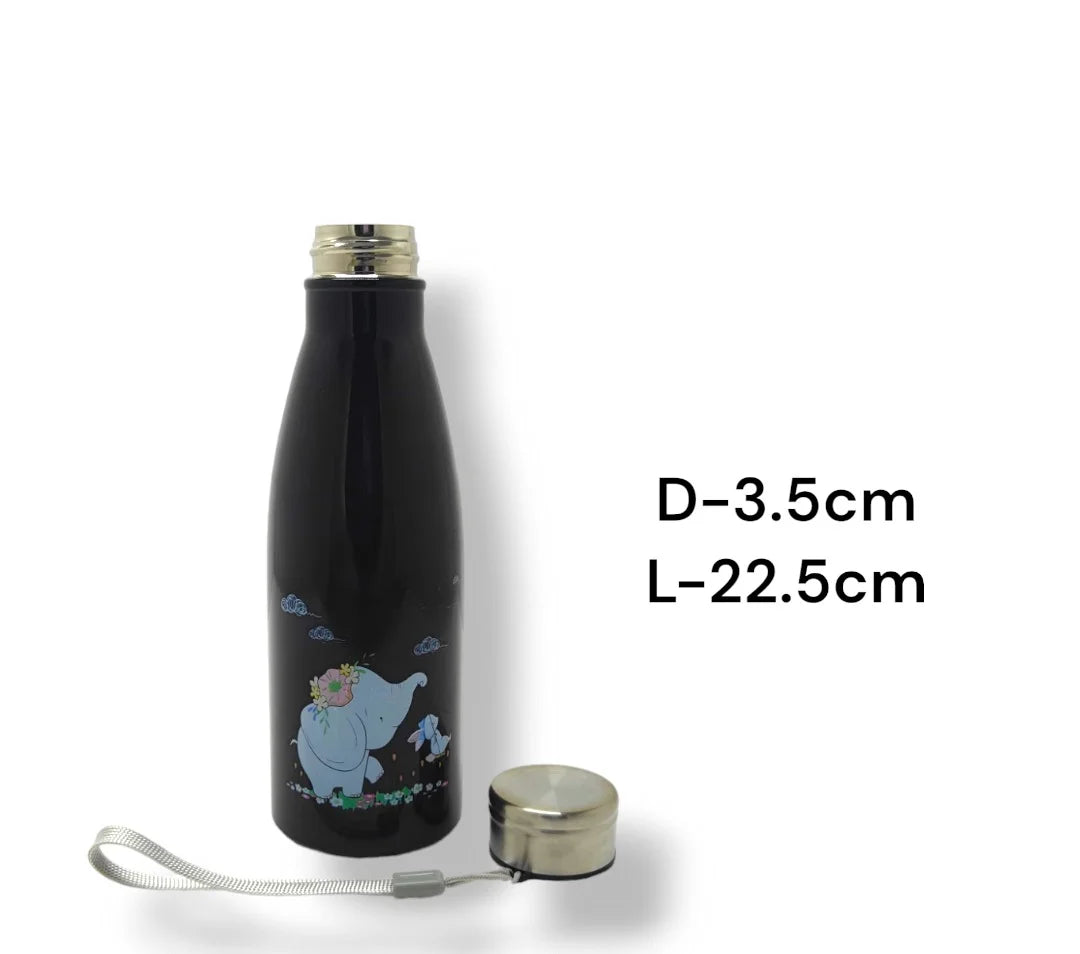 Lysa ss Printed Bottle 650ml Black MM925