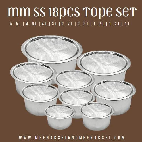 MM SS 18PCS TOPE SET