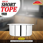 MM SS Short Tope Set With Lid 2.5 lts MM553