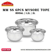 MM SS 6PCS MYSORE TOPE