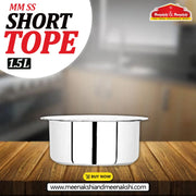 MM SS Short Tope Set With Lid 1.5 lts MM551