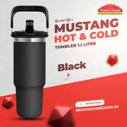 Mustang Hot & Cold Tumbler 1.1L Black MM2763
