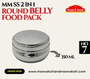 MM SS 2 IN 1 ROUND BELLY FOOD PACK No - 7 350ML MM1001