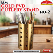 MM GOLD PVD CUTLERY STAND NO-2 MM1230