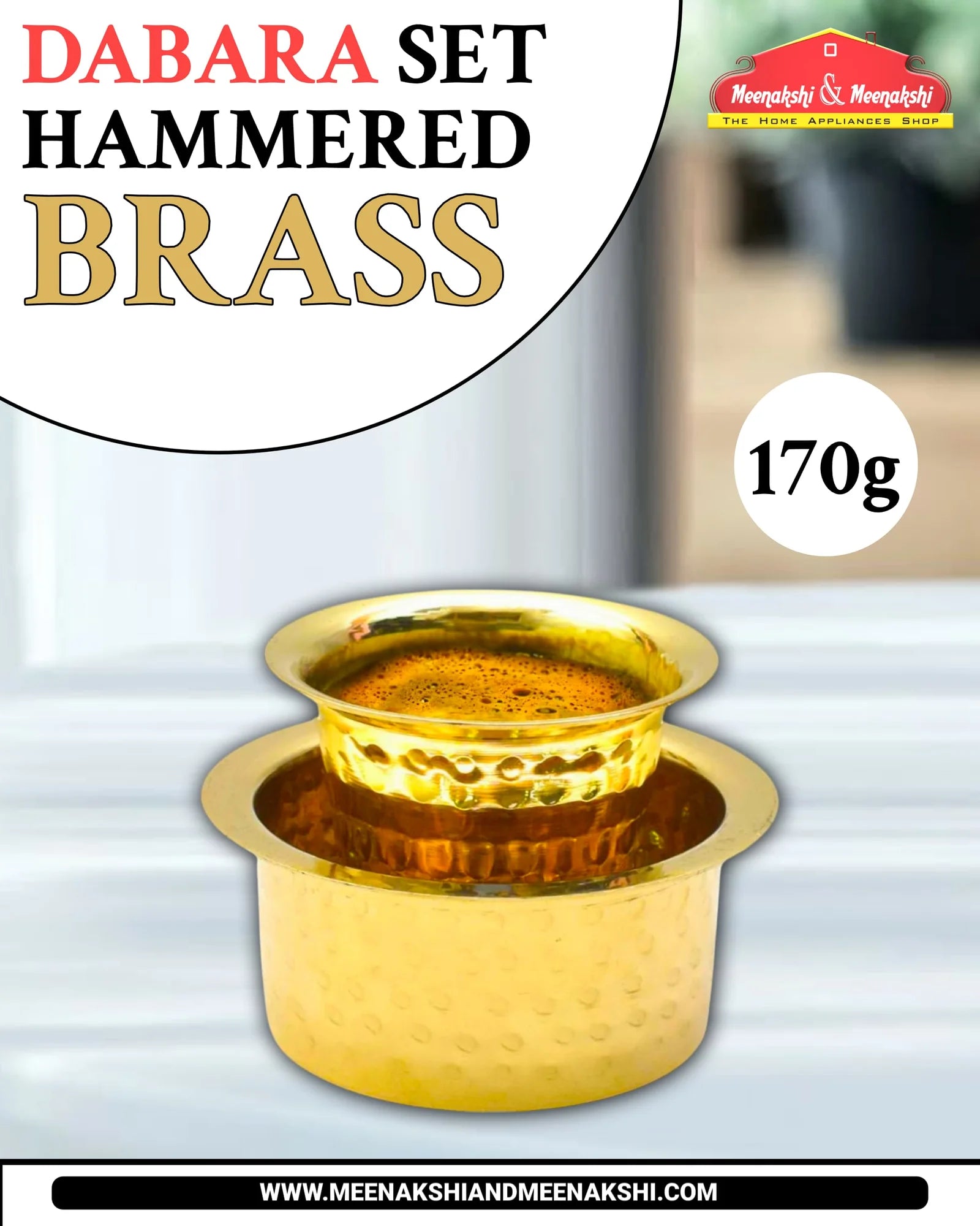 MM Dabara Set Brass Hammered MM2452