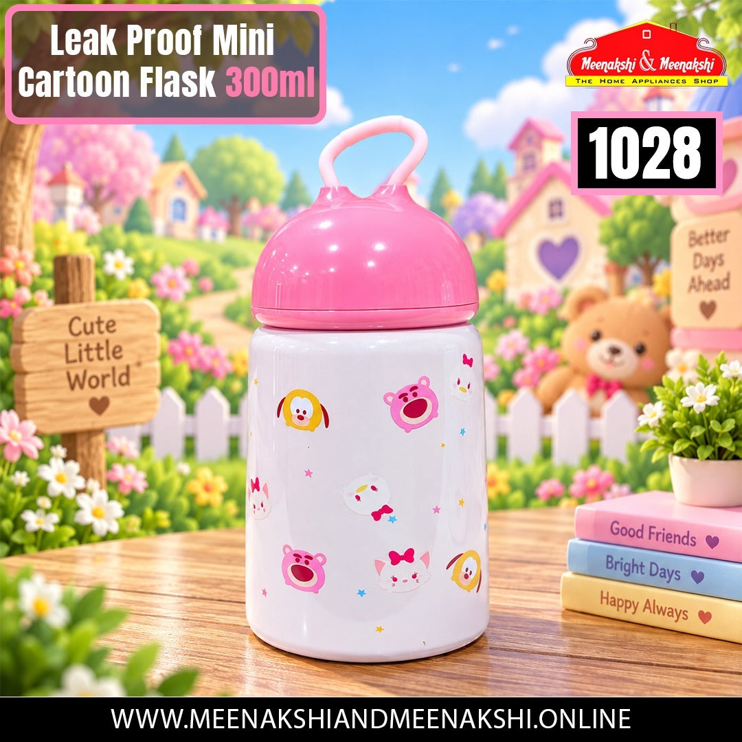 Leak Proof Mini Cartoon Flask 300ml