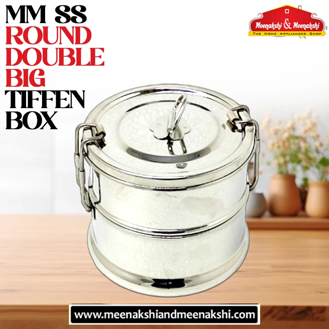 Round Double Big Tiffen Box MM828