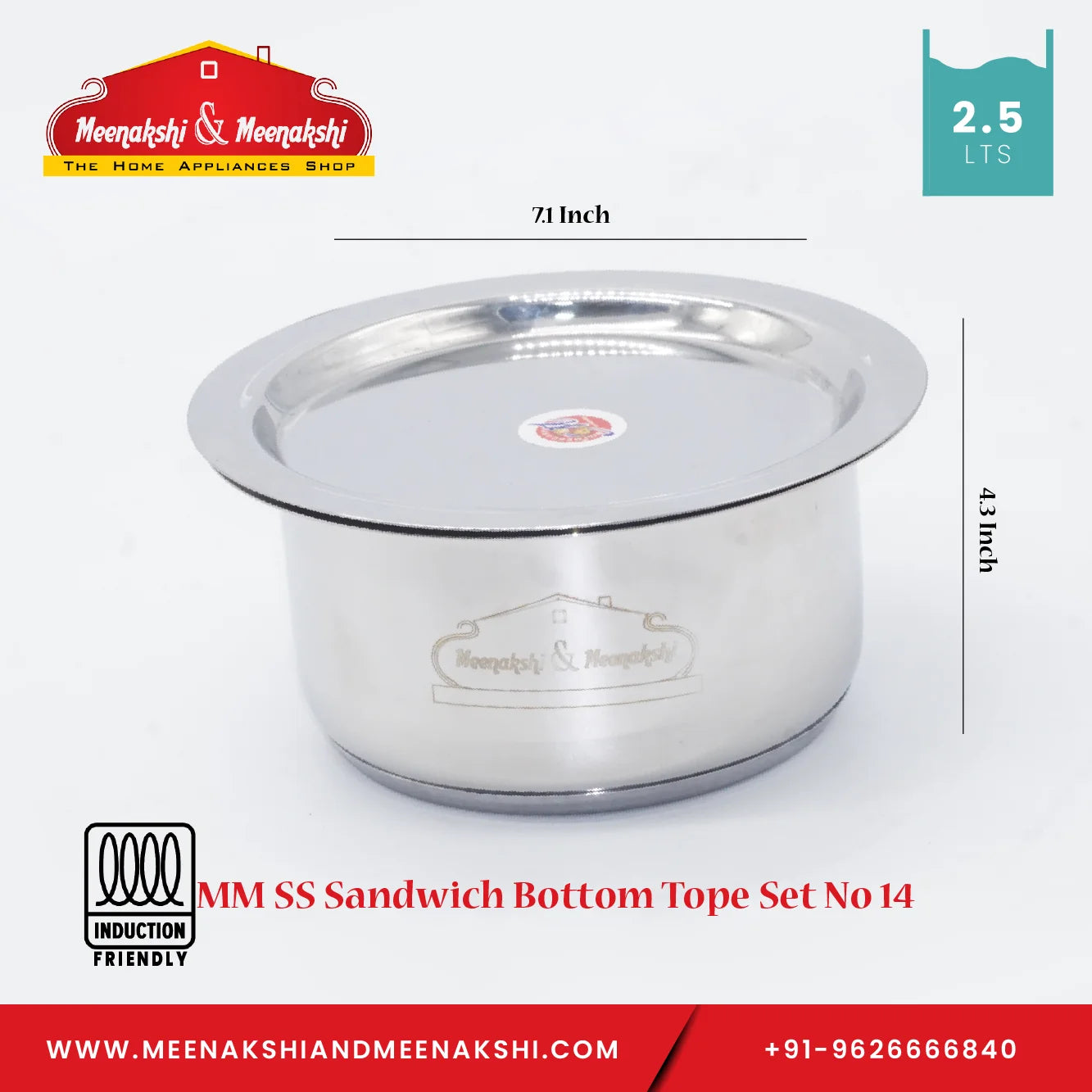 MM SS Sandwich Bottom 10 Piece Tope Set