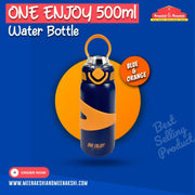 One Enjoy Water Bottle 500ml Blue & Orange MM2713