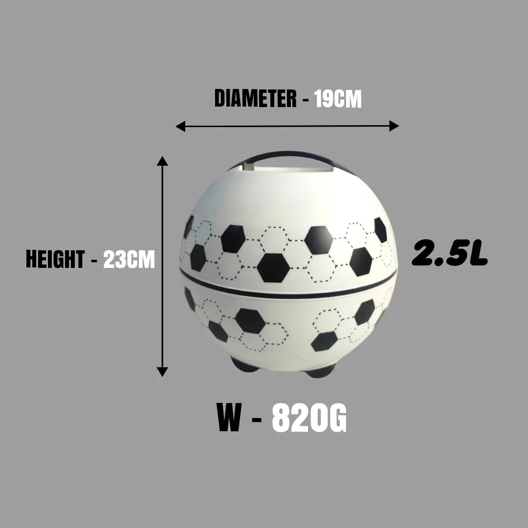 Pinnacle Hot & Cold Casserole 2500ml White & Black MM2734