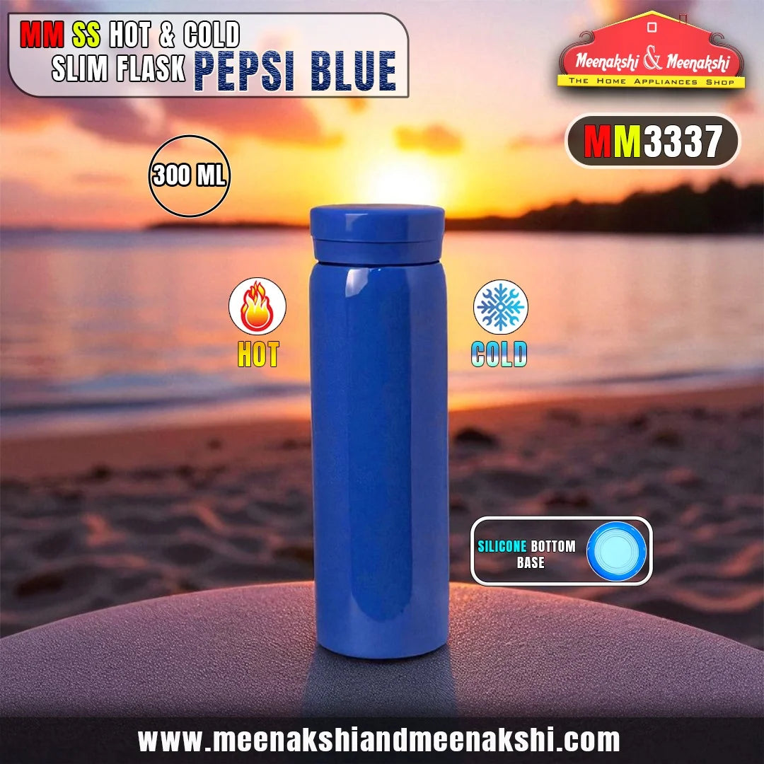 MM SS Hot & Cold Slim Flask 300ml Pepsi Blue MM3337