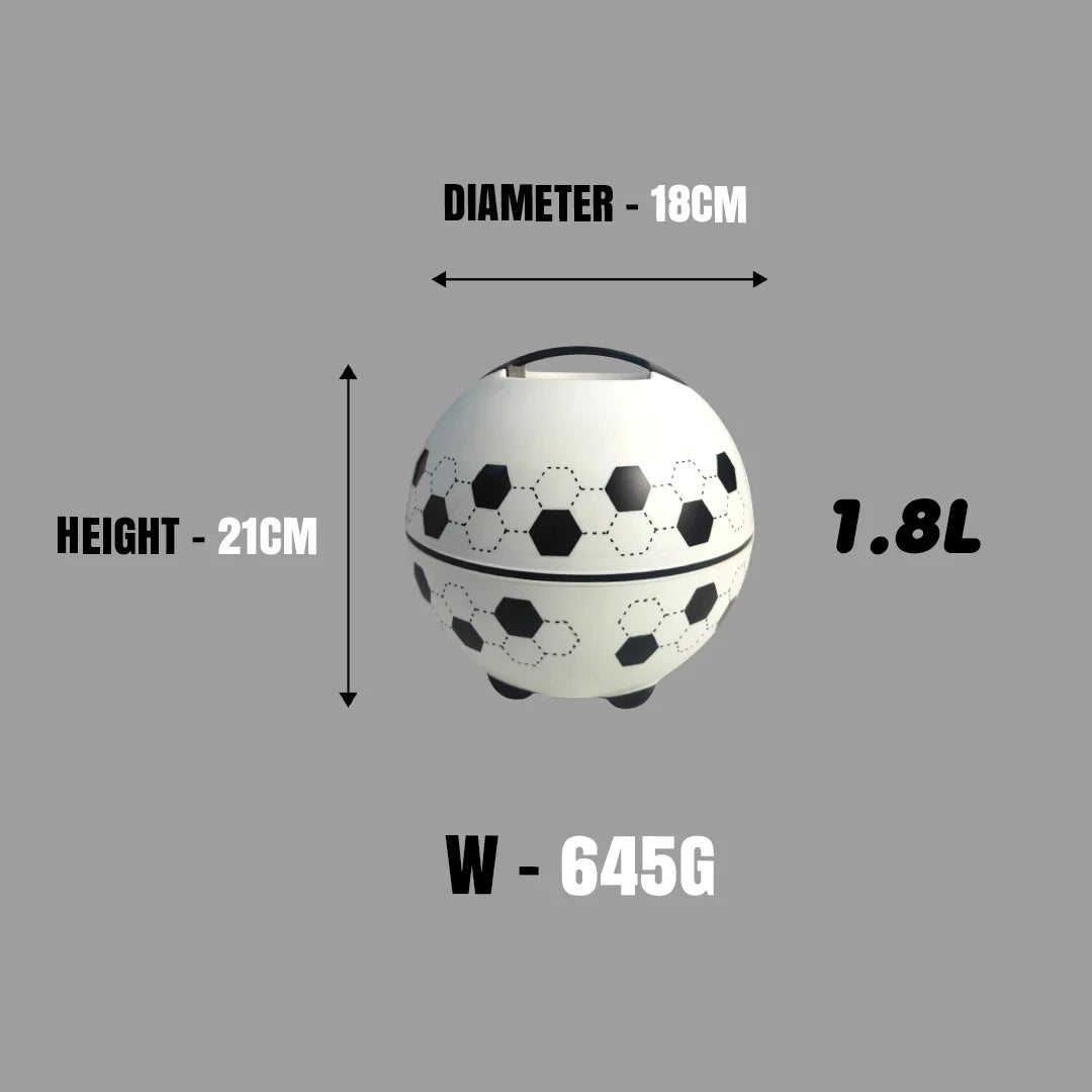 Pinnacle Hot & Cold Casserole 1800ml White & Black MM2731