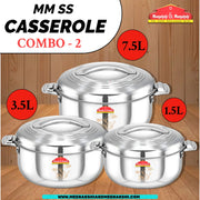 MM SS Deluxe Dish Casserole COMBO - 1.5L,3.5L,7.5L/MM2525