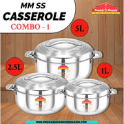 MM SS Deluxe Dish Casserole COMBO - 1L,2.5L,5L/MM2524