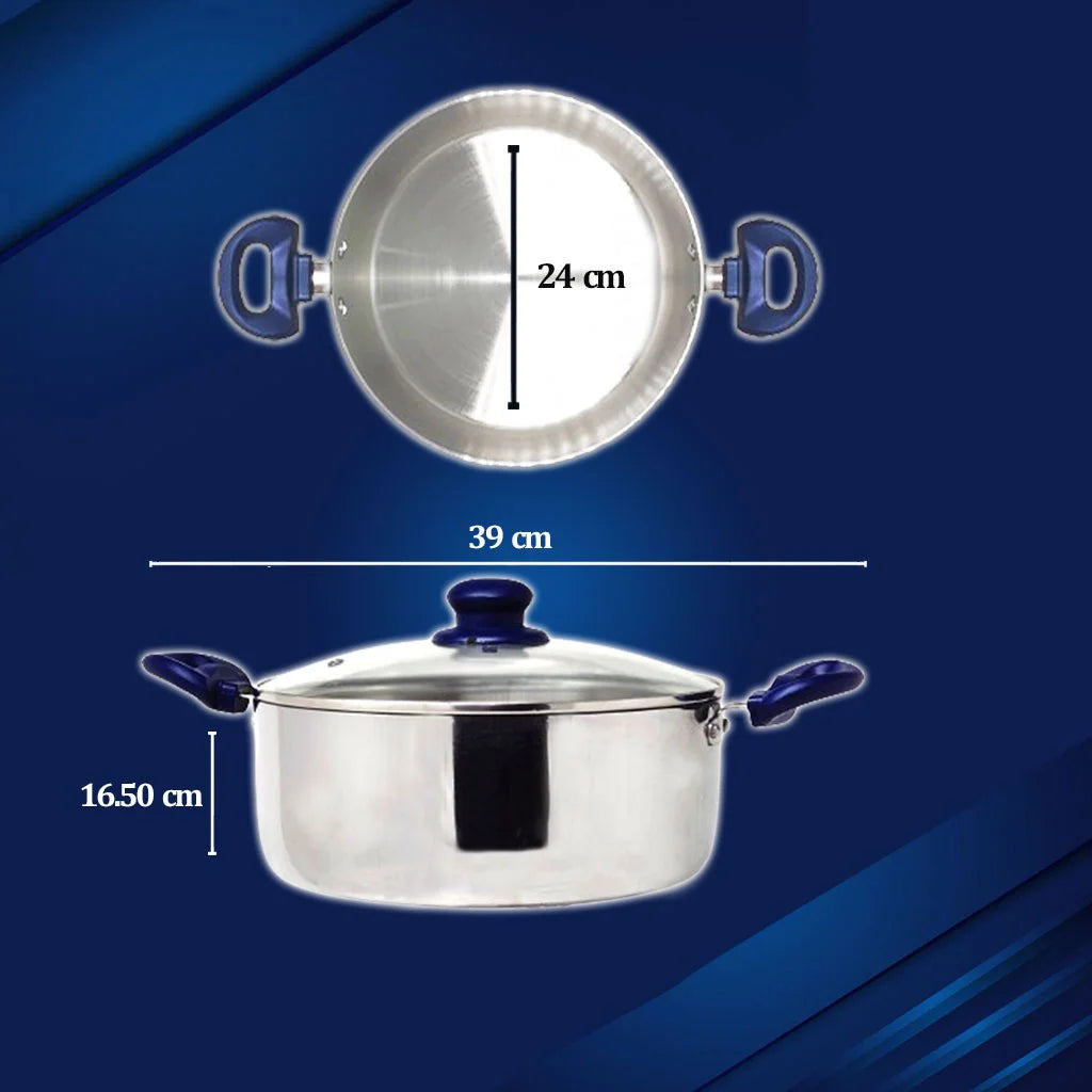 MM SS ROYAL TRIPLY CASSEROLE 24 CM-MM550