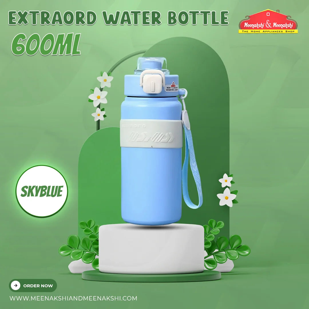 Extraord Water Bottle 600ml Sky Blue MM2746