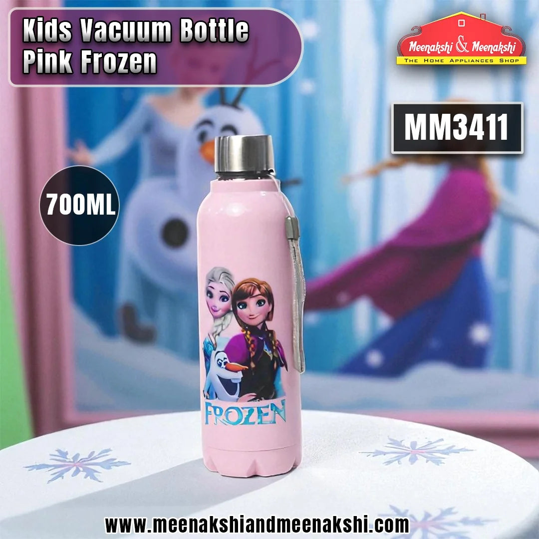 Kids Vacuum Bottle 700ml Pink Frozen MM3411